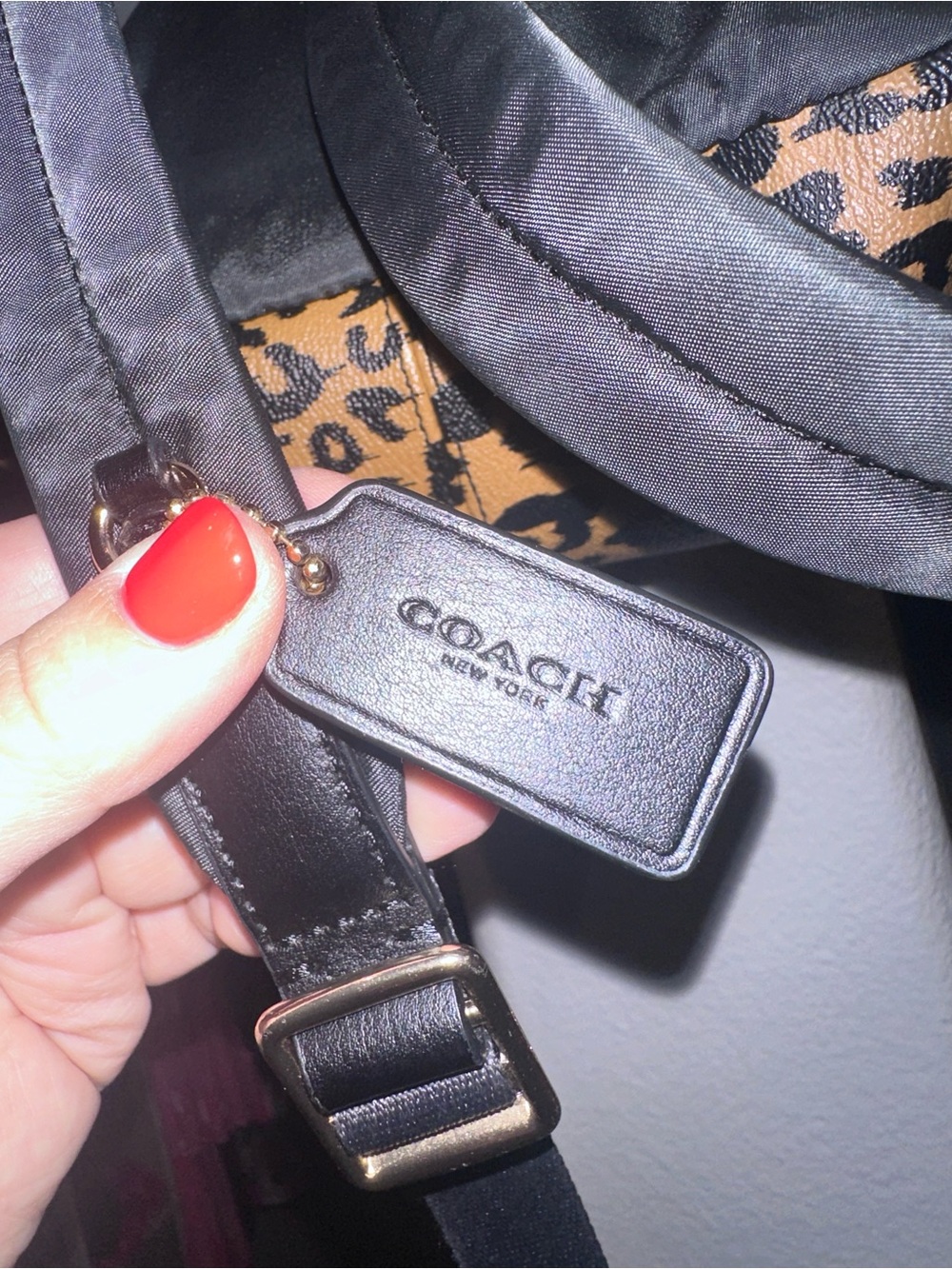 Coach Mini Charlie Backpack - Leopard Wildheart - Picture 15 of 16